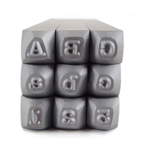 Closeup of Designer Numbers and Symbols Set - American Typewriter