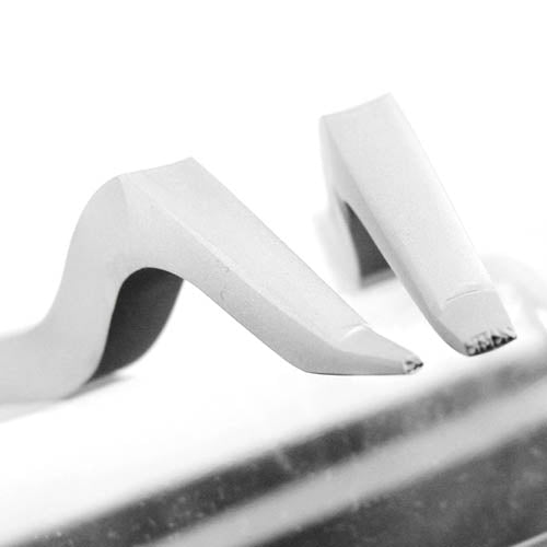 Picture of two Bent Ring Hand Stamps