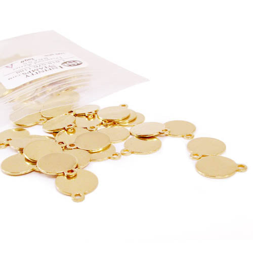 Bag of Brass Jewelry Tags in style A