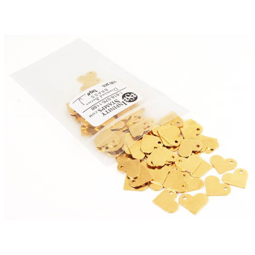 Bag of Brass Jewelry Tags in style J