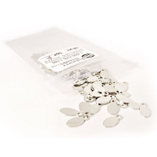 Bag of Sterling Silver Jewelry Tags in style F