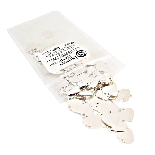 Bag of Sterling Silver Jewelry Tags in style G